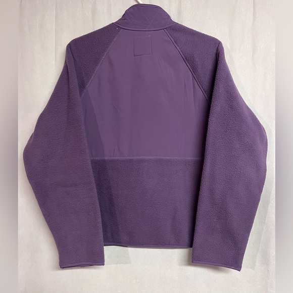 GapFit Women's Fleece Sherpa Purple Jacket NWT - Picture 6 of 6